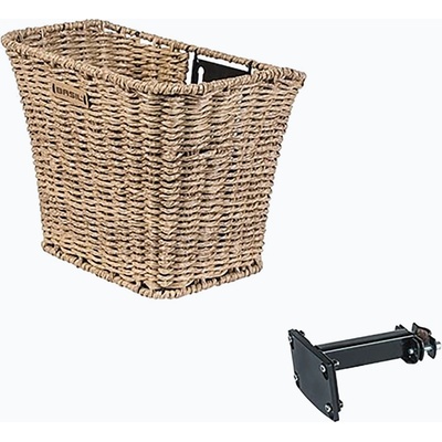 Basil Предна кошница за велосипед Basil Bremen Rattan Look FM+FM Stem Holder seagrass