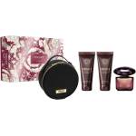 Versace Crystal Noir EDP 90 + Body Lotion 100 + Shower Gel 100 + Round Case комплект жени Парфюми