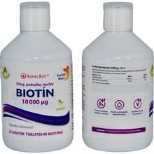 Swedish Nutra Biotin 10000 μg biotín s Vitamínom C 500 ml