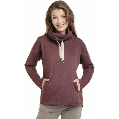 Bushman mikina Akia burgundy – Zboží Dáma