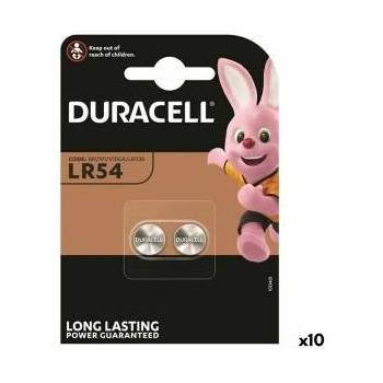 Duracell Батерии алкален тип бутон duracell lr1130 lr54 2 Части 10 броя 1, 5 v