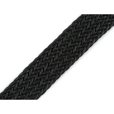 Stoklasa Splétaný popruh šíře 32 mm Balení: 1 m, Varianta: 3 černá 3 černá