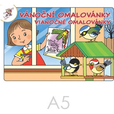 Omaľovánka A5 Vianoce