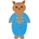 Orange Tree Toys Детски дървен пъзел Orange Tree Toys от 4 части - Котето Том (OTT06722)
