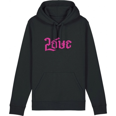 Lóve 2 mikina Lóve 2 pink Čierna
