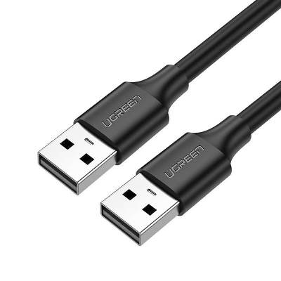 USB кабел (мъжко-мъжко) (100 см) - Ugreen USB-A 2.0 Male to USB-A 2.0 Male USB Cable (черен) (10309)
