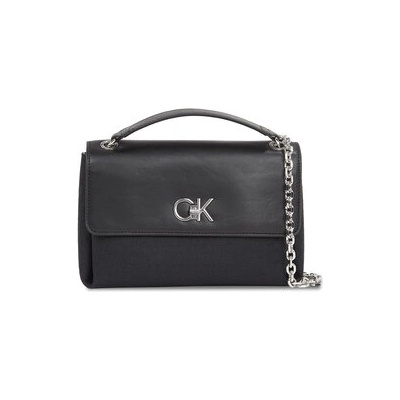 Calvin Klein Дамска чанта Re-Lock Conv Shoulder Bag_Jcq K60K611755 Черен (Re-Lock Conv Shoulder Bag_Jcq K60K611755)