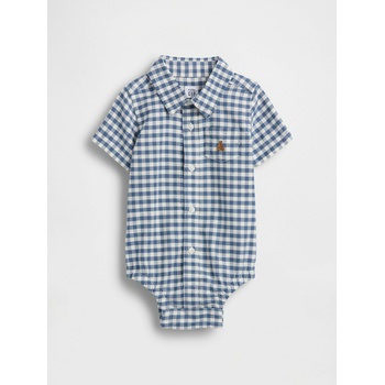 GAP Бебешко боди оксфорд GAP GAP | Sin | Момчешки | 0-3 месеца