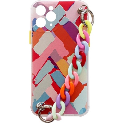 HQWear Кейс с верижка HQWear за Samsung Galaxy S21+ 5G (S21 Plus 5G), Цветен-3 (9145576225035)