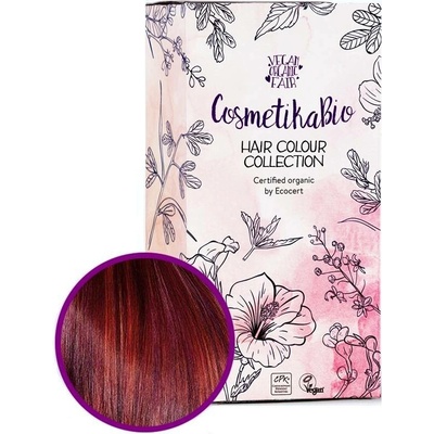 Cosmetikabio 100% přírodní barva na vlasy Burgundy 100 g