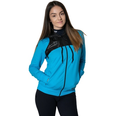 S-line ДАМСКИ СУИТШЪРТ x-hooded fleece - Син Син s