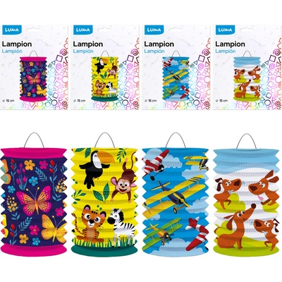 Lampion 15cm válec dětský LUMA mix 3 – Zbozi.Blesk.cz
