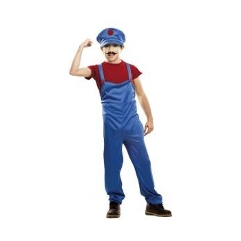 My Other Me Маскировъчен костюм за деца My Other Me Super Водопроводчик Червен (3 Части) Размер 3-4 години