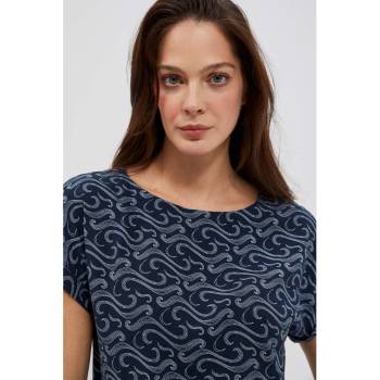 Moodo Тъмно синя шарена тениска Moodo Moodo | Sin | ЖЕНИ | S