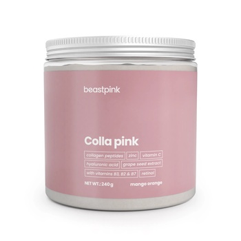 GymBeam BeastPink Colla Pink 240 g манго с портокал