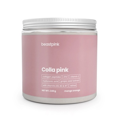 GymBeam BeastPink Colla Pink 240 g манго с портокал