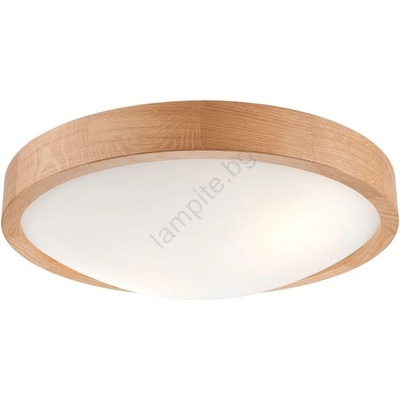 Brilagi - LED таванно осветително CARVALHO SLIM 2xE27/60W/230V дъб Ø37 см (BG0742)