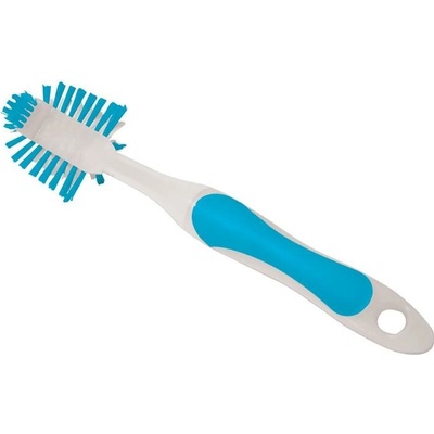 MSV kartáč na nádobí, bílo-modrý, plast, 29 cm 100540