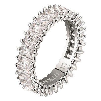 Morellato prsten s čirými zirkony Baguette SAVP100