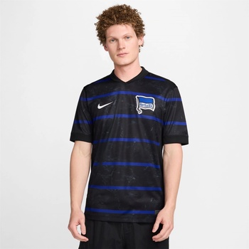 Image 1 of Nike Футболна фланелка Nike Hertha BSC Away Shirt 2024 2025 Adults - Black/Blue