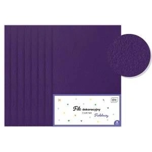 Interdruk Felt Interprint purple 8 pcs color: purple 8 sheets [mm: ] 210x297 (5902277338341)