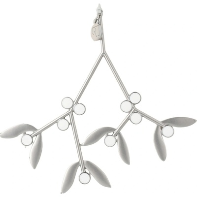 räder Kovová vianočná ozdoba Mistletoe Silver