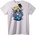 NOONEBRAND Тениска аниме момиче в кимоно - 2XL, White