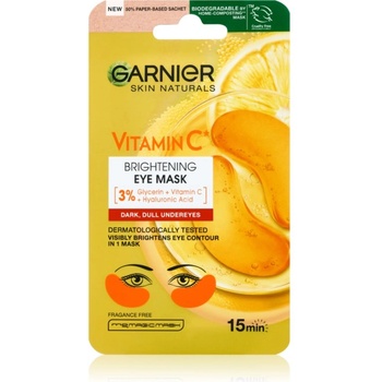 Garnier Skin Naturals Vitamin C хидратираща и озаряващ маска за околоочната област с витамин С 5 гр