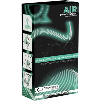 UNIQ Air dámské bez latexu 3 ks