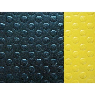 Sof-Tred Bubble s penízkovým povrchem černá/žlutá 122 x 100 cm