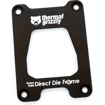 Thermal grizzly Монтажна рамка Thermal Grizzly Ryzen 7000 Direct Die Frame, Алуминий, Черен (TG-DDF-R7000-R)