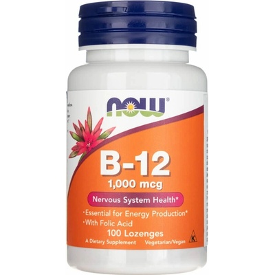 NOW Vitamín B12 100 tabliet