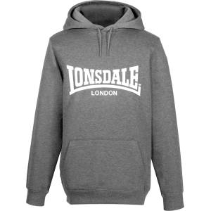 Lonsdale Мъжки суичър Lonsdale Essential Hoodie Mens - Charcoal M