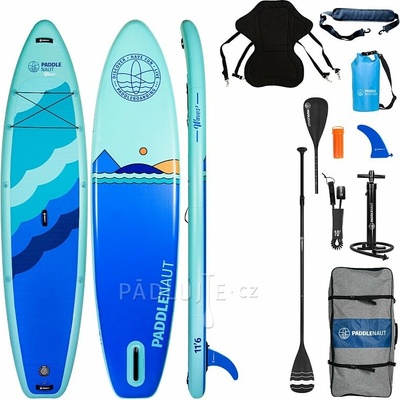 Paddleboard Paddlenaut Wave Combo 2026 11'6'' základní sada