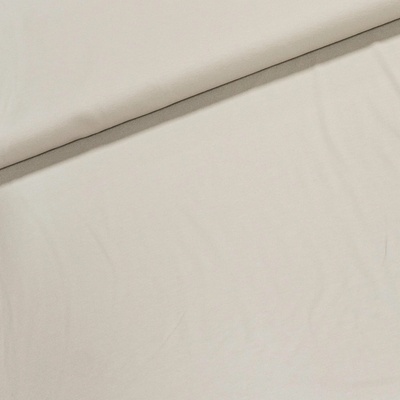 Viskózový úplet UNI PR0001-052, jednobarevný světle béžový, š.145cm (látka v metráži)