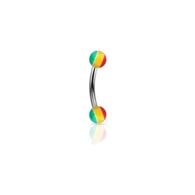 Šperky4U piercing do obočí rasta OB01131-1610