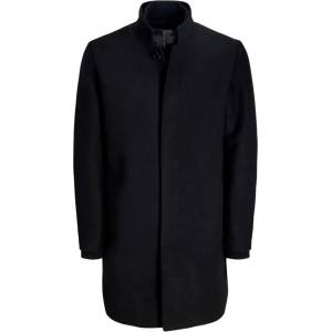 Jack & jones Палто Jack & jones Melton coat - Black (Black) - sportihobi - 361,81 лв