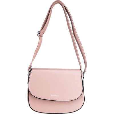 PAOLA dámska crossbody koženková kabelka Ružová