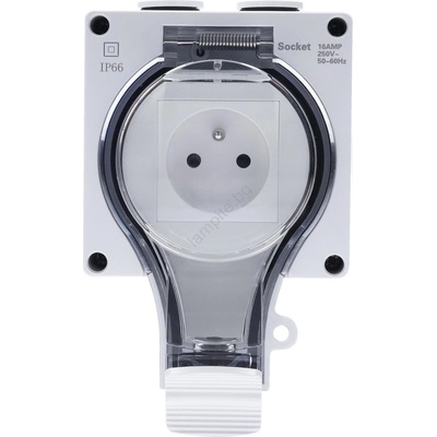 Solight 5B350 - Розетка за влажна среда 230V/16A IP66 (SL1655)
