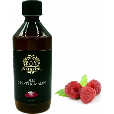 OLEJ Z MALINOVÝCH JADER NERAFINOVANÝ PŘÍRODNÍ 500 ml