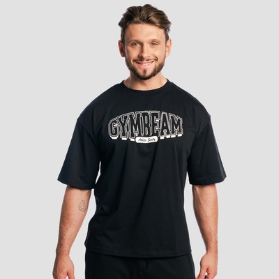 GymBeam Тениска Athletic Society Boxy Black XXXL