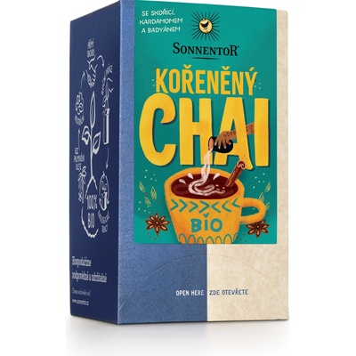 Sonnentor Bio Chai kořeněný porcovaný 32,4 g