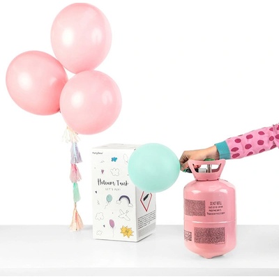 PartyDeco HELIUM na 30 balónků růžové