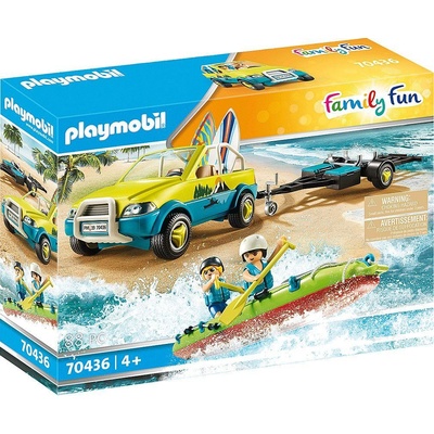 Playmobil 70436 Plážové auto s přívěsem pro kánoi