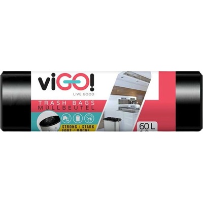 viGO! LDPE Q002 60l 28µm 10ks černé