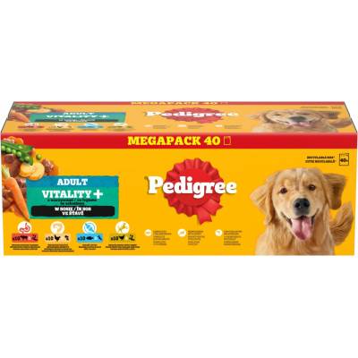 Pedigree Vitality miešaný výber 40 × 85 g