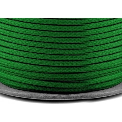 Šňůra PES 4mm - zelená
