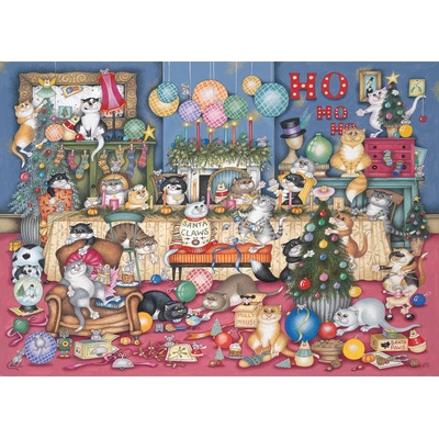 Gibsons - Puzzle Feline Festivities - 1 000 piese