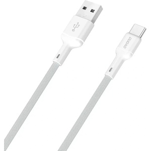 Dudao L9T 5A USB-A - USB-C кабел 1 м - бял (L9T_White)