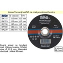 Magg Kotouč brusný 125 x 6 x 22,2 mm BK125